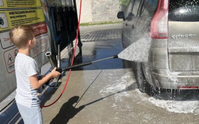 Z wizytą na myjni samochodowej